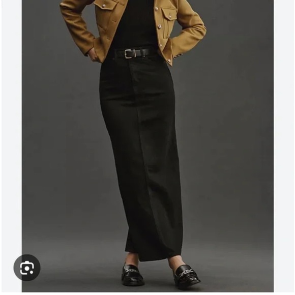 NEW Reformation Daria Ultra High Waist Denim Skirt - Nidri - Picture 10 of 13